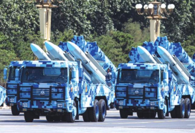 中国南海军演动用最强反舰导弹 1枚击穿1艘军舰 中国南海军演动用最强反舰导弹 1枚击穿1艘军舰