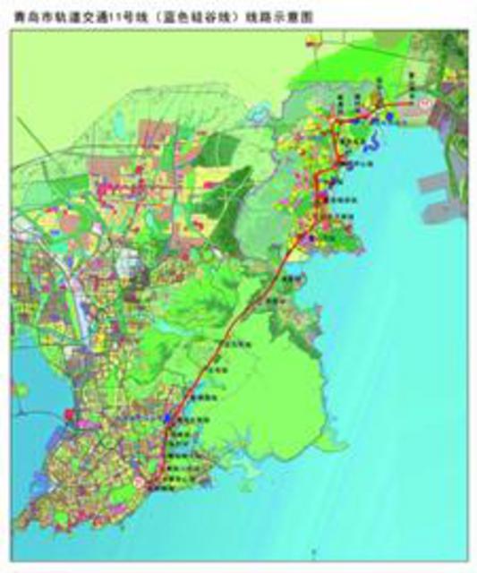 地铁11号线7个区间架梁贯通 串联崂山即墨 地铁11号线7个区间架梁贯通 串联崂山即墨
