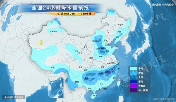 长江流域强降雨不休 南方5省有暴雨