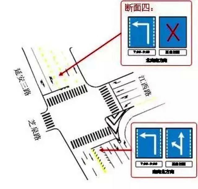 山东路延安三路潮汐车道今启用 你知道咋走吗 山东路延安三路潮汐车道今启用 你知道咋走吗