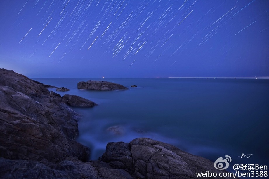 高清：慢速快门下的青岛海景 壮美缥缈犹如仙境