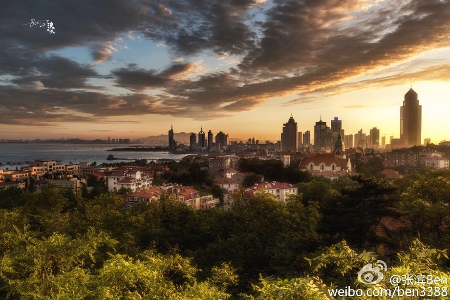 高清：慢速快门下的青岛海景 壮美缥缈犹如仙境