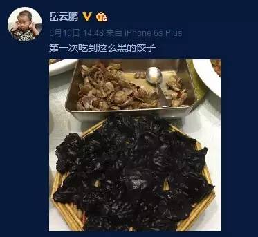 明星来青都爱吃啥?小岳岳:饺子还能这么黑(图)