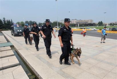 特殊“警员”保驾啤酒节会场