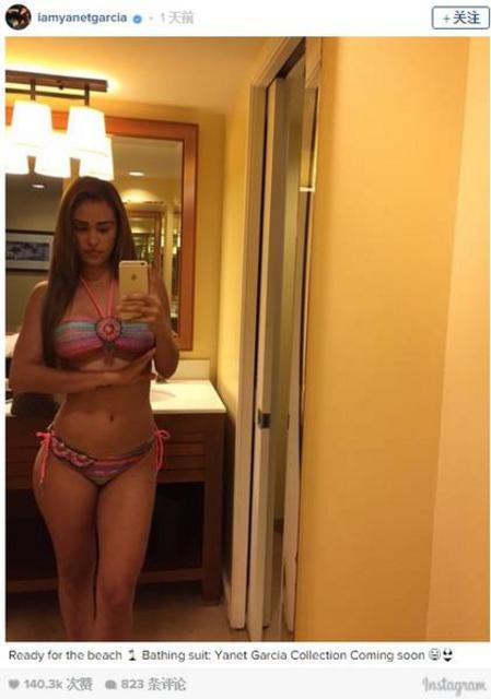 最美气象女主播性感泳装照