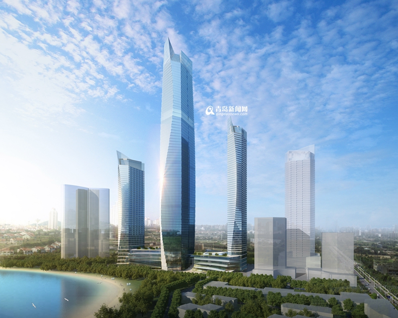 青岛第一高楼开始主体建设 2020年纳客