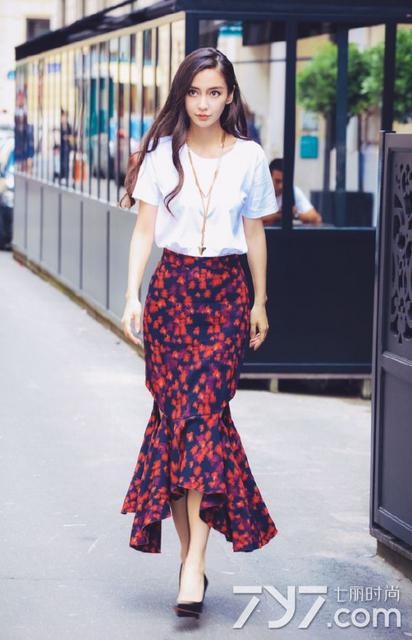 组图：青岛媳妇baby太会穿 靠衣品俘获男神