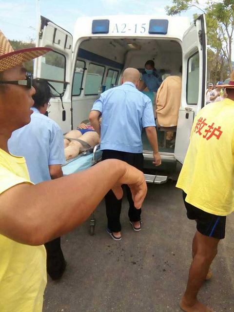 17岁少女石老人浴场割腕 救生员巡逻发现异常
