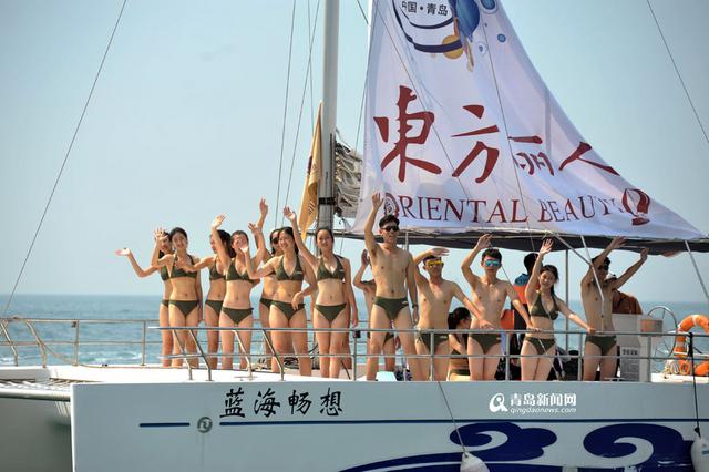 高清:160名型男美女巡游 乘八艘大帆船身材吸晴 高清:160名型男美女巡游 乘八艘大帆船身材吸晴