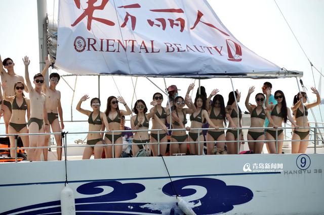 高清:160名型男美女巡游 乘八艘大帆船身材吸晴 高清:160名型男美女巡游 乘八艘大帆船身材吸晴