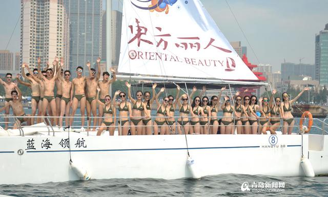 高清:160名型男美女巡游 乘八艘大帆船身材吸晴 高清:160名型男美女巡游 乘八艘大帆船身材吸晴