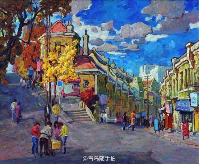组图:油画中的青岛老城 韵味醇厚历久弥新 组图:油画中的青岛老城 韵味醇厚历久弥新