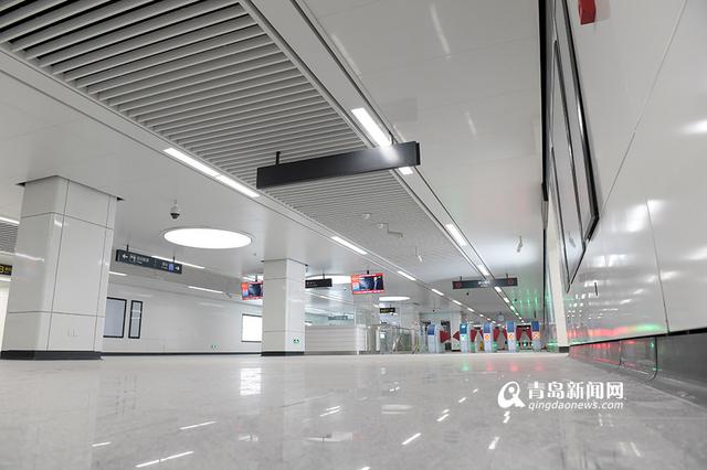 高清:3号线南段车站内景曝光 巨型壁画抢镜