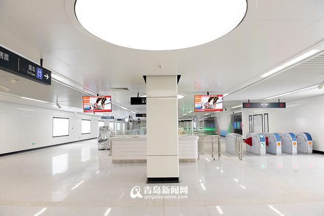 高清:3号线南段车站内景曝光 巨型壁画抢镜