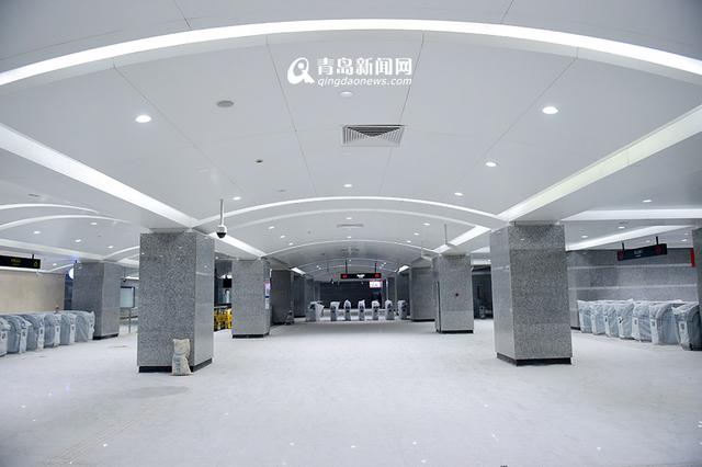 高清:3号线南段车站内景曝光 巨型壁画抢镜