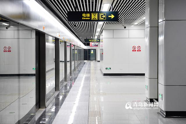 高清:3号线南段车站内景曝光 巨型壁画抢镜