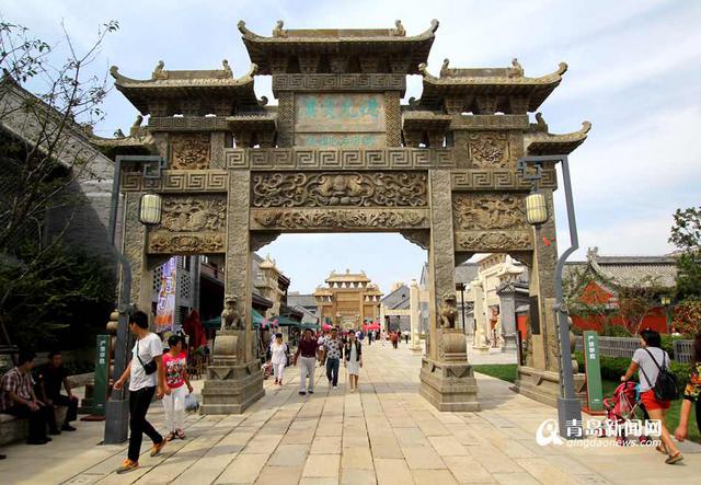 即墨古城重现18座牌坊