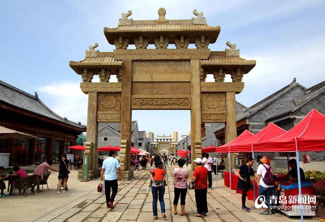 即墨古城重现18座牌坊
