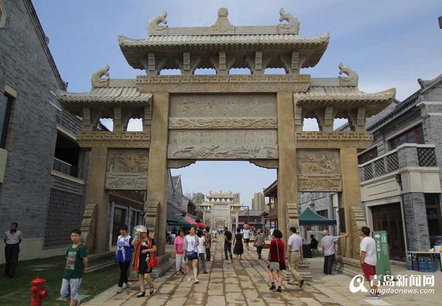 即墨古城重现18座牌坊