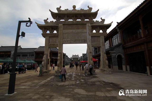 即墨古城重现18座牌坊