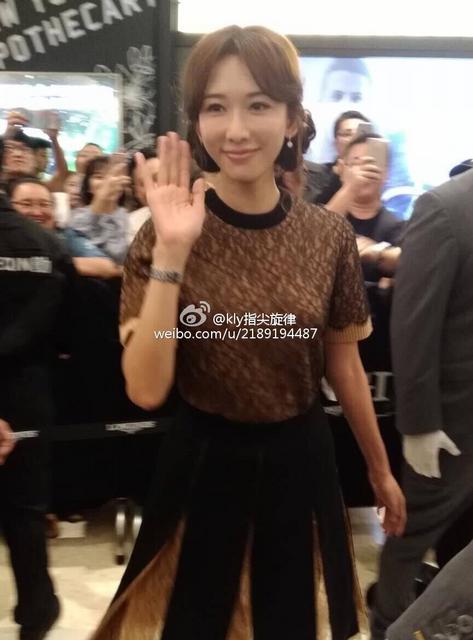 林志玲现身青岛