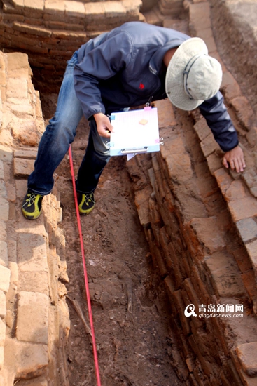 新机场启动考古发掘 汉代古窑址露出真容