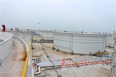 董家口港原油码头新罐区投用 总罐容246万立方 