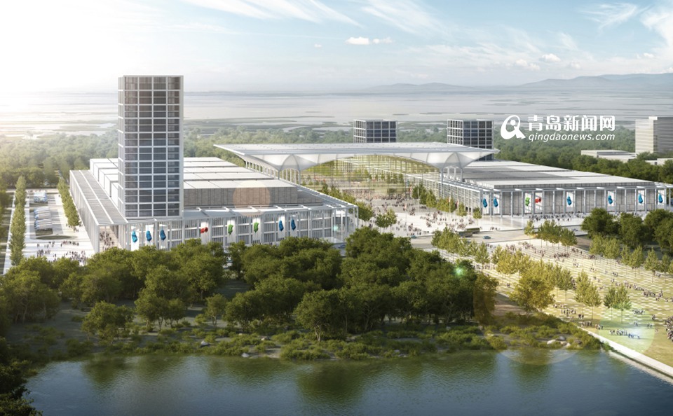 红岛会展中心启动地面施工 总投资近50亿
