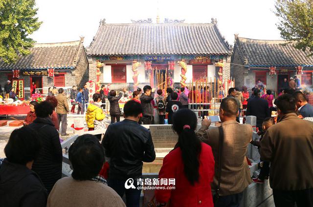 组图：红岛青云宫庙会拉开大幕 祈福瑞观民俗