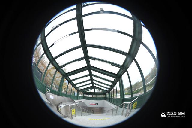 试乘地铁全景看 五四广场到李村仅25分钟