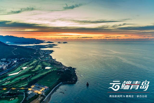 【云端青岛】百米高空看日出 云霞璀璨美如画