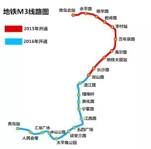 青岛三号线地铁站站点图片