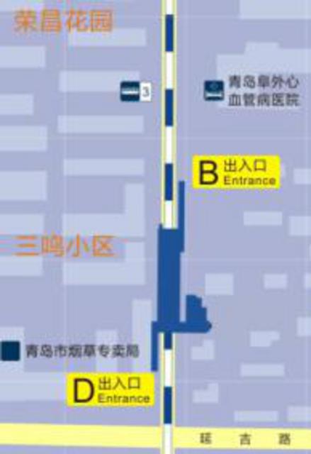 地铁3号线三天试乘 出入口分布你了解吗