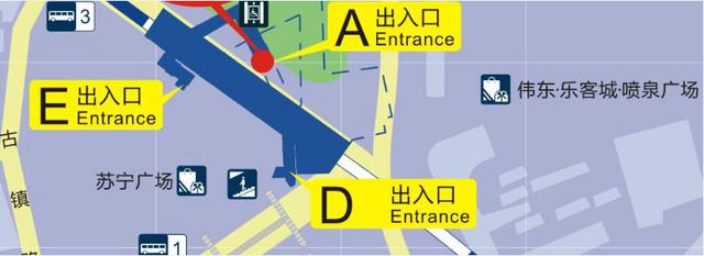 地铁3号线三天试乘 出入口分布你了解吗