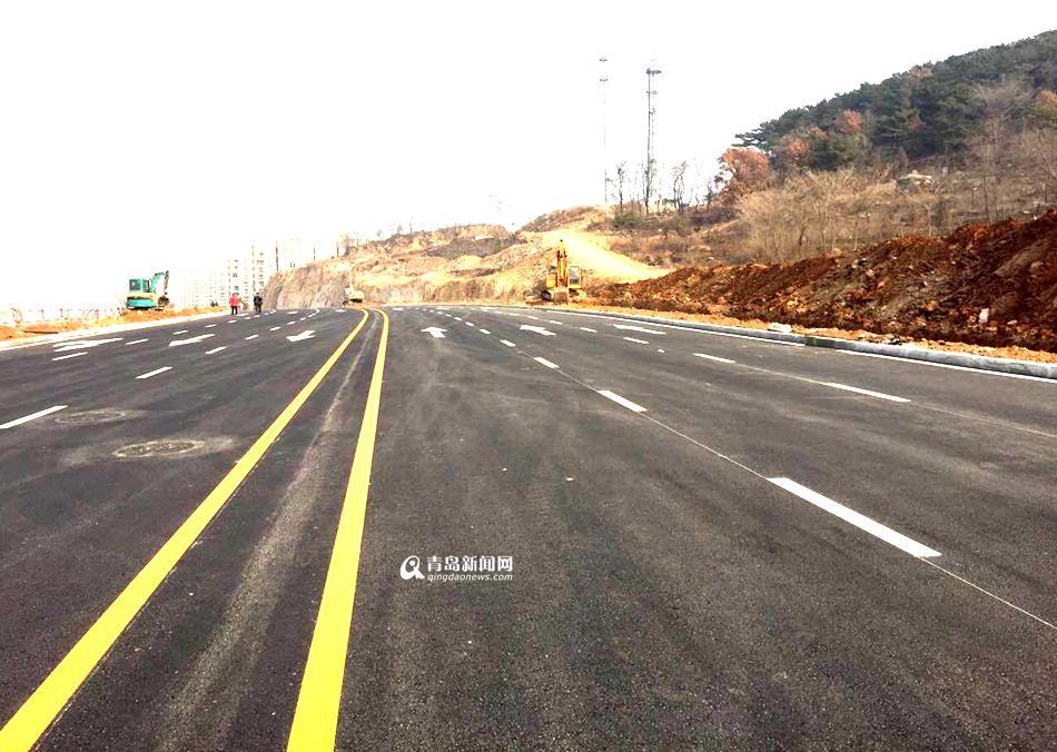 深圳路李沧段完工 双向六车道本月底通车