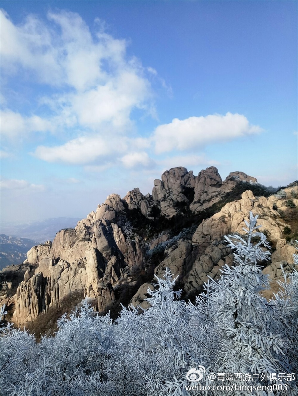 崂山现绝美雾凇奇观 玉树琼花如梦似幻