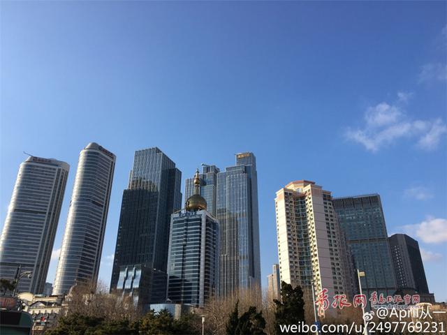 组图：久霾见蓝天，我大青岛的颜值又回来了！