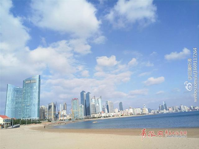组图：久霾见蓝天，我大青岛的颜值又回来了！