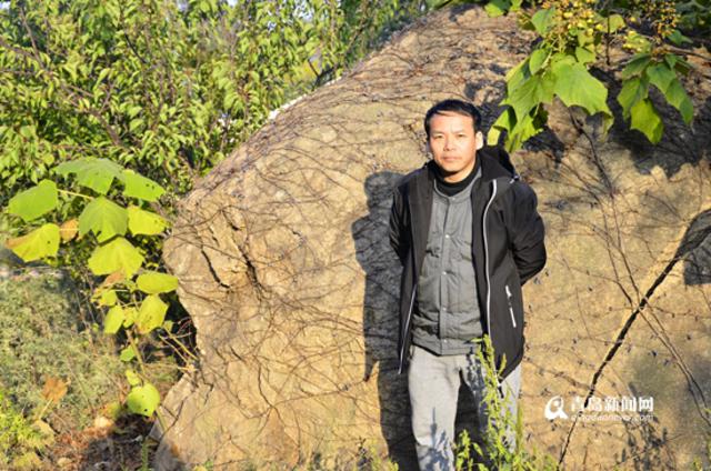 长见识了!青岛一年轻画家用手指作画(组图)