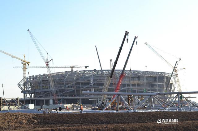 探访青岛市民健身中心 计划2018年9月竣工