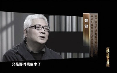 中纪委第四纪检监察室原主任魏健