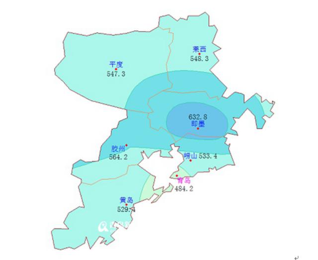 2016青岛气象大数据 酷暑天比往年多一倍
