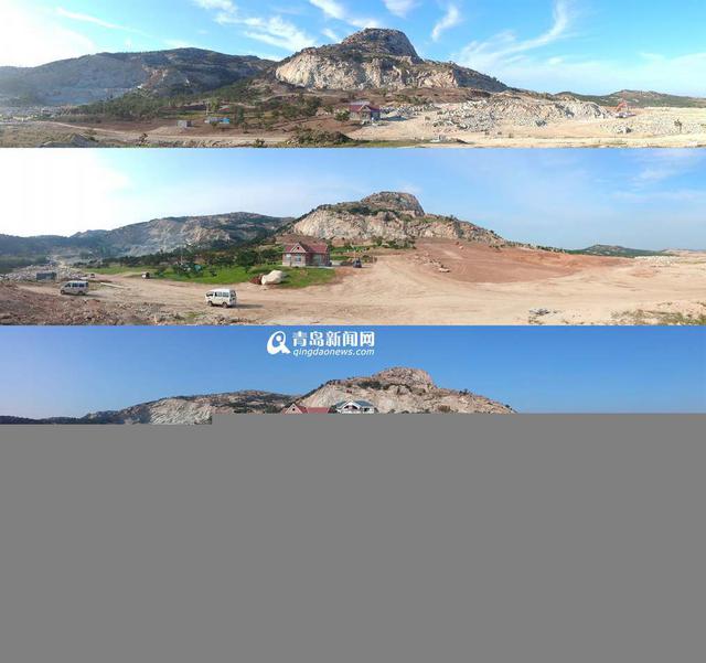 高清：废弃矿山变身公园 1300亩城市绿肺航拍