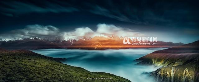 【西行漫记】贡嘎山美不胜收 夕照金山惹人爱