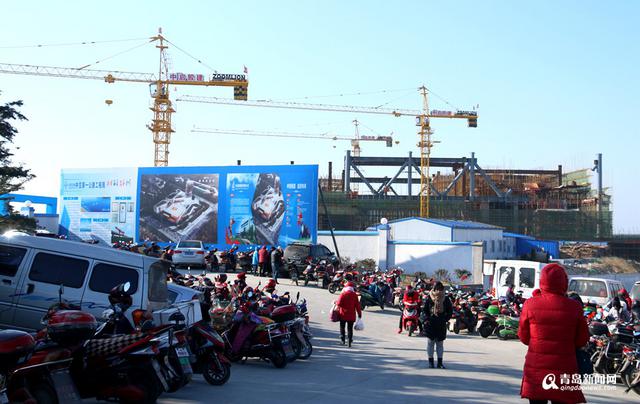 青岛科技馆拔地而起 2019年建成投入使用