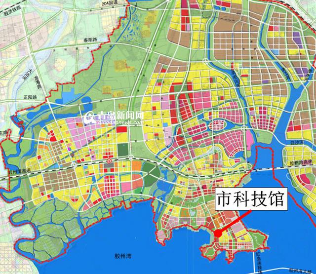 青岛科技馆拔地而起 2019年建成投入使用