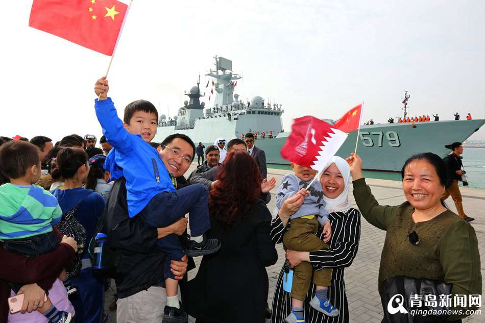 中国海军第二十四批护航编队访问卡塔尔