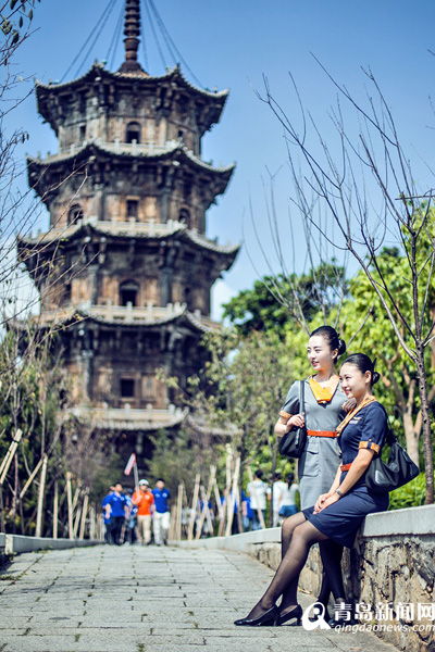 高清：青航空姐带你游泉州 寻觅千年古城风采