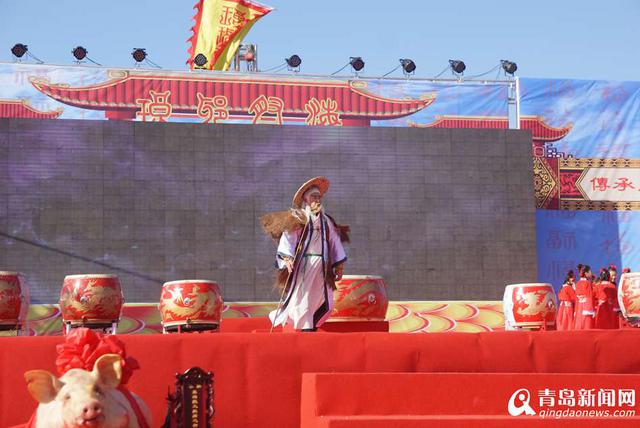 实拍琅琊祭海 梦回秦朝展千年渔家习俗