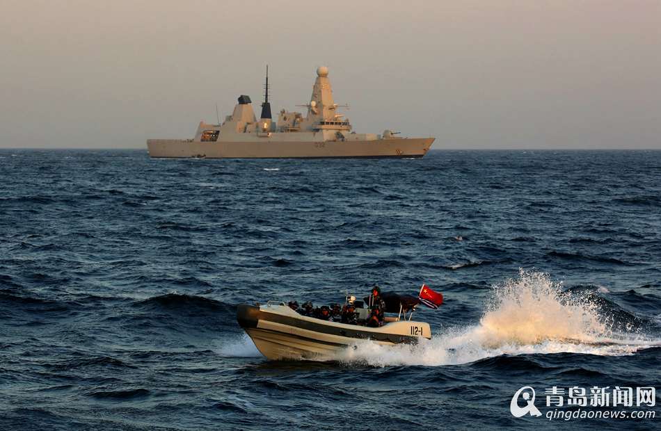  中国海军参加多国海上演习